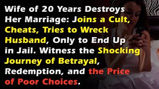 Wife of 20 Years Destroys Marriage Joins Cult Ends Up in Jail Cheating Wife Stories Audio Story [upl. by Suivatnom]