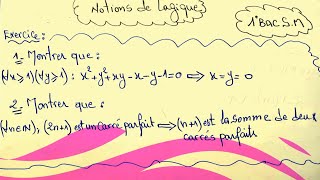 exercice  notions de logique 1 bac sm raisonnement par implication ou direct [upl. by Ahseinad]