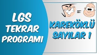 LGS Tekrar Programı Matematik  Kareköklü Sayılar 1 [upl. by Anipsed]