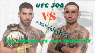 Ilia topuria vs Max Holloway UFC 308 Highlights ufc mma world [upl. by Niram]