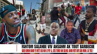 Bandi Viv Ansanm fè gwo dega Vivy Michel Fantom salanbe Barbecue ak Viv Ansanm Moun tonbe Solino [upl. by Brosine]