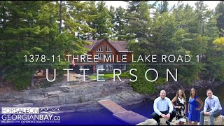 Luxury Waterfront Property In Muskoka  137811 Three Mile Lake Road 1 Utterson ON [upl. by Canica]