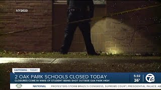 Two Oak Park High Schools closed following shooting [upl. by Atrice]