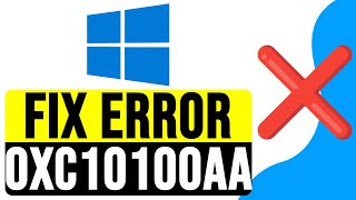 How to FIX ERROR 0xc10100aa  Cant Play Video After Updating Windows 2024 [upl. by Antoinette]