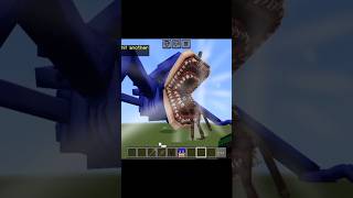 Shin Sonic stage 4 vs Siren head minecraft shorts [upl. by Jacobsohn]