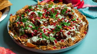 Buffalo Fried Chicken Fatteh Recipe [upl. by Henebry]