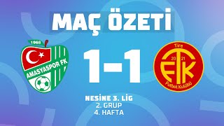 MAÇ ÖZETİ  Nesine 3 Lig 2 Grup  Amasyaspor FK 11 Tire 2021 FK [upl. by Elleyoj]