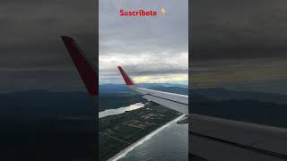 Laguna de Manialtepec hermosa vista desde el avión Oaxaca México 🇲🇽 [upl. by Eldoria]