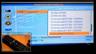 Frequenzeinstellung HDReceiver [upl. by Fariss]