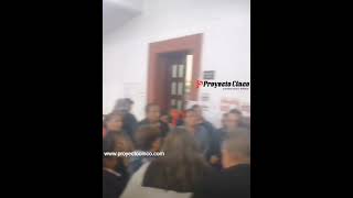 Pobladores de Atzala de manifestaron en la presidencia de San Felipe Teotlalcingo [upl. by Warrin]