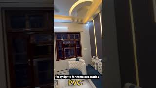 fancy lights for home decoration 👉and PVC panel trending gulsherelectrician [upl. by Glad]