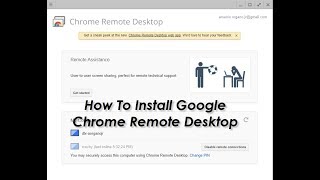 How To Install Google Chrome Remote Desktop [upl. by Mazman]