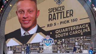 Saints pick QB Spencer Rattler 150th in the 5th round  2024 NFL Draft [upl. by Acined]