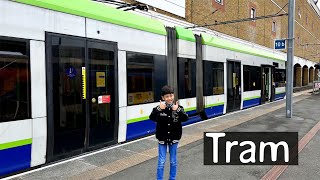 Modern trams in London [upl. by Sally]