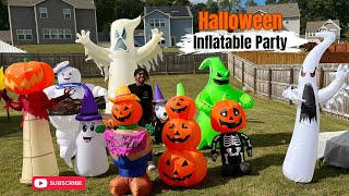 Autism Review Unboxing 2023 Halloween Inflatables [upl. by Odlavu691]