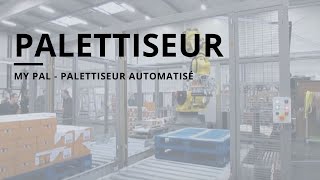 PALETTISEUR  Palettiseur automatisé [upl. by Maighdlin760]