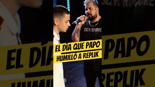 El día que PAPO HUMILLÓ a REPLIK💀 Papo Replik Freestyle FmsArgentima [upl. by Sigismund]