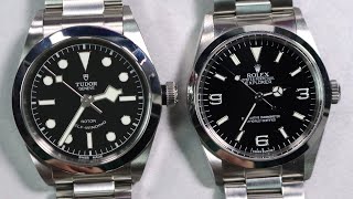 Tudor Black Bay 36 vs Rolex Explorer 1 [upl. by Acila]