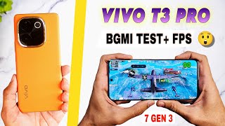 Vivo T3 Pro 5G Bgmi Pubg Test  Bgmi graphics settings gyro  vivo t3 pro Bgmi gaming battery test [upl. by Cato]