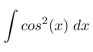 Integral of cos2x trigonometric identity [upl. by Hinman]