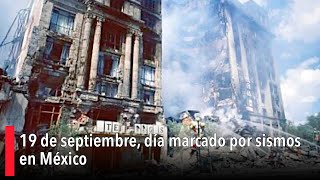 19 de septiembre día marcado por sismos en México [upl. by Nazus521]