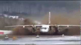 Antonov An24 Extreme Rough Takeoff [upl. by Daly664]