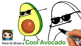 How to Draw a Cool Avocado Dabbing [upl. by Arabela]