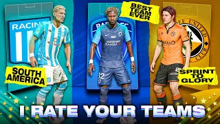 😍 THE BEST CAREER MODE TEAM YOU WILL EVER SEE  FIFA 21 CAREER MODE I RATE YOUR TEAMS [upl. by Tonry645]