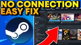 How To Fix Steam No Connection Error 2024 Full Guide [upl. by Inafetse752]