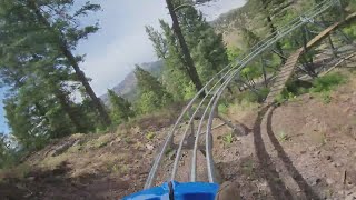 New Mexico’s first mountain coaster opens in Ruidoso [upl. by Naus]