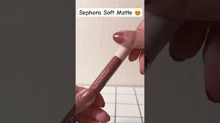 Sephora Soft Matte lipstick Review 😍💄 [upl. by Thalia]