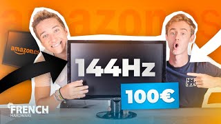 ON A ACHETÉ UN ÉCRAN GAMER 144HZ à 100€ SUR AMAZONES [upl. by Vance72]