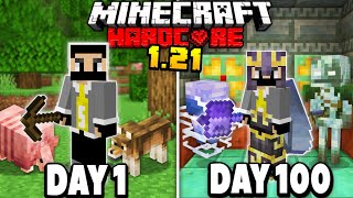 I Survived 100 Days in 121 Minecraft HardcoreHINDI [upl. by Chafee]