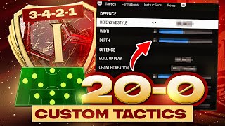 POST PATCH 200 BEST META 3421 CUSTOM TACTICS amp INSTRUCTIONS IN FC 24 ULTIMATE TEAM [upl. by Lamphere]