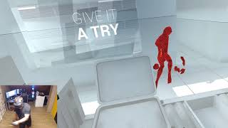 SuperHot VR Speedrun  Airport 836 [upl. by Thorny]