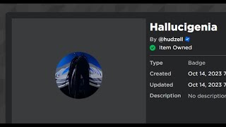 How to get the Hallucigenia badge in Roblox Parkour [upl. by Halsey988]