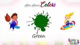 Learn Colors Name In English  Color Videos For Kids  Learn to write colors name for Kids [upl. by Glass]