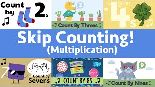 Skip Counting Songs  Multiplication Songs Compilation [upl. by Lihkin]