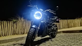 BEGINNER TRIES ZONTES G1 SCRAMBLER FIRST TIME  Zontes Pov 4K [upl. by Eanyl513]