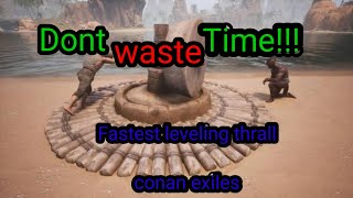 This fast leveling fighter thrall wil save you loads of time Conan exiles 2023 guide [upl. by Terrej]