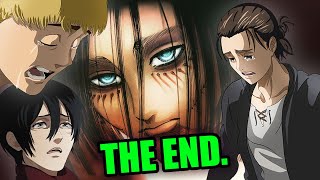 GOODBYE Eren Attack On Titan ENDING amp Final Chapter EXPLAINED  ALL QUESTIONS ANSWERED [upl. by Sigismond]