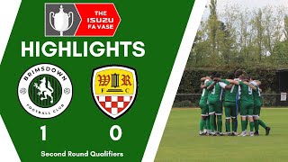 FA VASE  Second Round Qualifiers  MATCH HIGHLIGHT [upl. by Enaenaj]