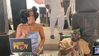 WATCH THE MOMENT DRSMILE AND GBENGA ADEYINKA FIGHT ON DJ PRETTY PLAY AT SAMUEL AJANAKU BURIAL PARTY [upl. by Aciretahs729]