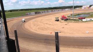 Sprint car driving school with Sammy Swindell [upl. by Roxane490]