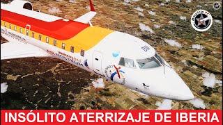 Insólito aterrizaje en Barcelona  Vuelo 8665 de Iberia Regional Air Nostrum [upl. by Buzzell]