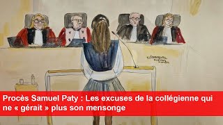 Procès Samuel Paty  Les excuses de la collégienne qui ne « gérait » plus son mensonge [upl. by Sammer462]