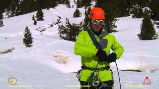 Técnica de progresión y encordamiento en terreno glaciar [upl. by Maharba]