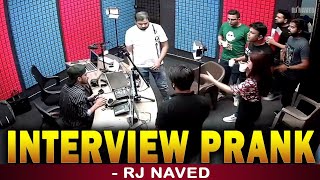 Interview Prank😂  RJ Naved [upl. by Melicent804]