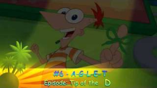 Phineas and Ferb Top 40 Songs Part 4 [upl. by Roselani]