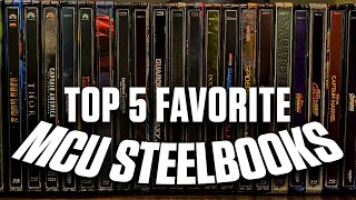 Top 5 Favorite Marvel Cinematic Universe Steelbooks [upl. by Dudden]